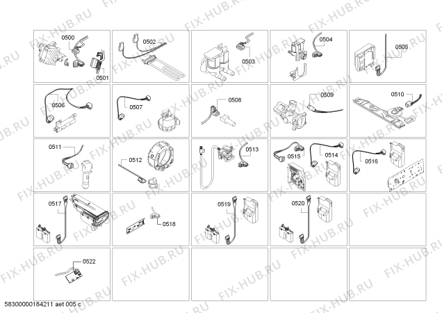 Схема №2 WM16Y849II IQ800 Made in Germany iQ drive intelligent dosing system 9 k с изображением Модуль управления, запрограммированный для стиральной машины Siemens 11009800