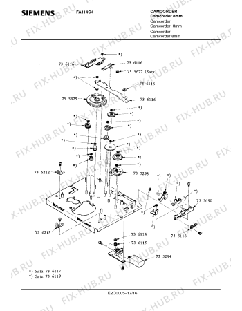 Схема №6 FA114G4 с изображением Инструкция по эксплуатации для видеотехники Siemens 00530528