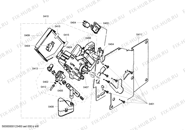 Схема №4 TCA6401 Benvenuto B40 с изображением Чистящее средство для электрокофеварки Bosch 00310772