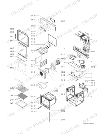 Схема №1 BLZH 5969 AL с изображением Обшивка для электропечи Whirlpool 481245248877