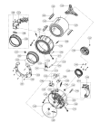 Схема №2 WD95140DE (310750, DWC-LD1422) с изображением Клавиша для стиралки Gorenje 315867