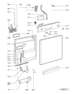 Схема №1 ADP 4307 с изображением Панель для посудомойки Whirlpool 481245373538