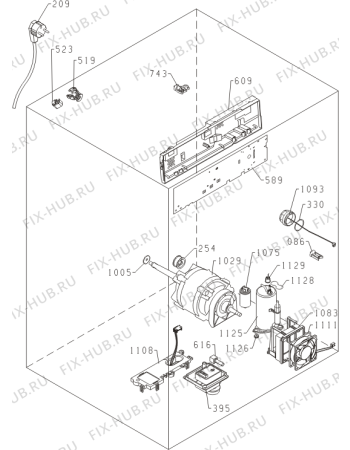 Схема №2 BFD92AE (438630, SP10/330) с изображением Накопитель для стиральной машины Gorenje 438753