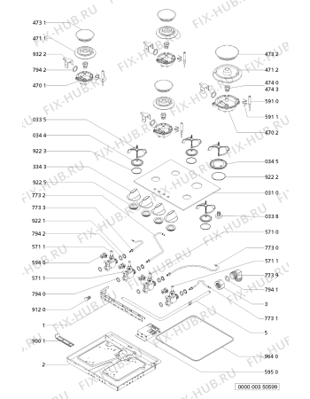 Схема №1 AKM431/NB с изображением Дверца для электропечи Whirlpool 481945058219