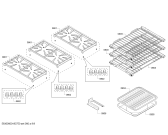 Схема №2 PRL364NLH Thermador с изображением Вставная полка для электропечи Bosch 00772611