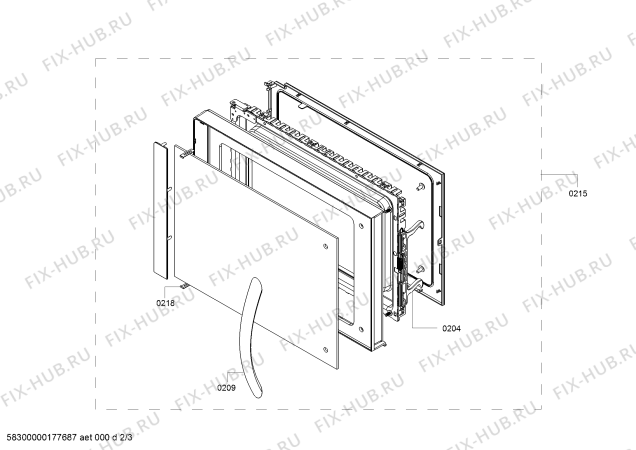 Схема №1 ZMW1000W с изображением Крышка для микроволновки Zelmer 12016515