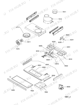 Схема №1 208099746906 AME 430 с изображением Крышечка для вентиляции Whirlpool 482000008809