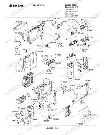 Схема №6 FA414G6 с изображением Инструкция по эксплуатации для видеоаппаратуры Siemens 00531288