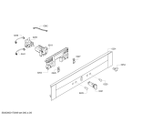 Схема №3 B15E52N3S с изображением Панель управления для духового шкафа Bosch 00744851