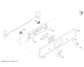 Схема №2 HBL5651UC Bosch с изображением Панель управления для духового шкафа Bosch 00772648