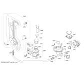 Схема №1 SN64E003TR с изображением Силовой модуль запрограммированный для посудомойки Bosch 00750144