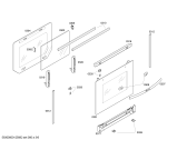 Схема №4 E1524A0 MEGA1524A с изображением Панель управления для духового шкафа Bosch 00665191