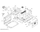 Схема №4 HBN78R770 с изображением Панель управления для электропечи Bosch 00436864