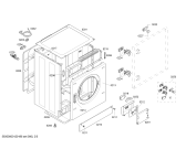 Схема №2 WDI1640EU WDI1640 с изображением Фронтальное колено для стиралки Bosch 00473449