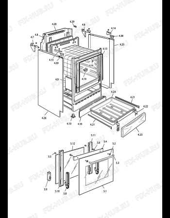 Схема №1 DEW 6631 с изображением Керамическая поверхность для плиты (духовки) DELONGHI 3316N311W