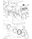 Схема №1 AWM 1204/4 с изображением Обшивка для стиралки Whirlpool 481245215106