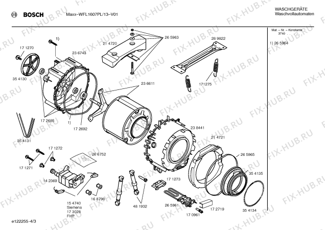 Схема №1 WFL1607PL Maxx Easy WFL1607 с изображением Таблица программ для стиралки Bosch 00529134