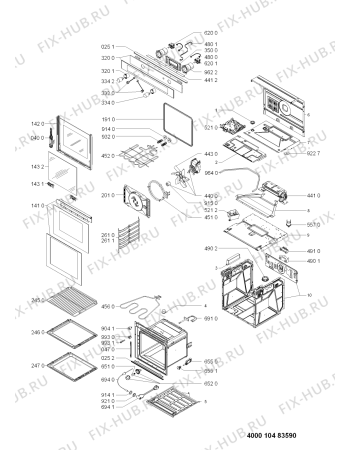 Схема №1 AKZM 8390/IX с изображением Переключатель для электропечи Whirlpool 481010482849