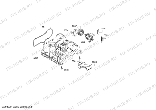 Схема №4 WTA84100NL с изображением Панель управления для сушильной машины Bosch 00677556