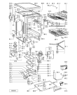 Схема №1 GSF 5341 W-WS с изображением Панель для посудомойки Whirlpool 481245370476