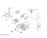 Схема №1 BSGL31415 BOSCH Bionic Filter compressor technology с изображением Щетка для пола для пылесоса Bosch 00572060