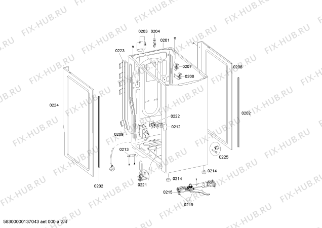 Схема №3 WOT20520IT Topp с изображением Модуль управления для стиралки Bosch 00666120