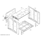 Схема №2 HEA23B161S с изображением Панель управления для плиты (духовки) Bosch 00709726