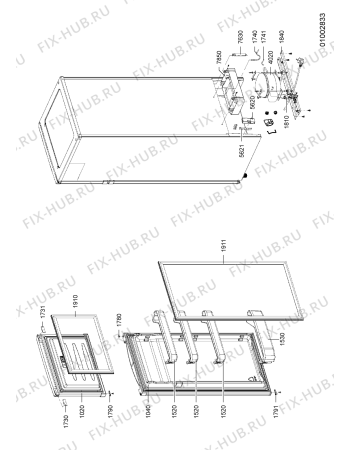 Схема №2 DPA 26/2 с изображением Крышечка для холодильника Whirlpool 480131100906