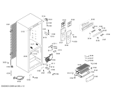 Схема №2 KG34NX03 с изображением Дверь морозильной камеры для холодильника Siemens 00245718