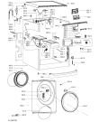 Схема №2 AWM 8100/PRO с изображением Обшивка для стиральной машины Whirlpool 481010471195