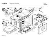 Схема №1 HB66E55 с изображением Панель управления для плиты (духовки) Siemens 00369521