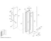 Схема №6 T42BD820NS с изображением Крышка для посудомоечной машины Bosch 00712814