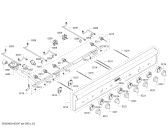 Схема №2 PCG486GD с изображением Декоративная панель для плиты (духовки) Bosch 00248849