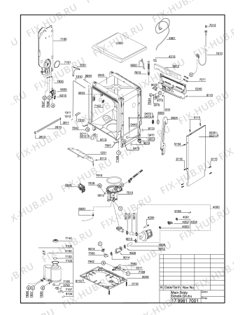 Схема №2 DFS 2520 (7668788355) с изображением Кнопка для посудомойки Beko 1746340100