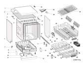 Схема №2 DFP58B96NXEU (F100419) с изображением Сенсорная панель для электропосудомоечной машины Indesit C00508167