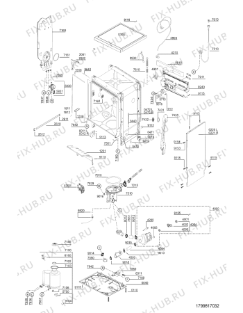 Схема №1 GCIK 6546 IN с изображением Провод для посудомойки Whirlpool 481232128464