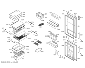 Схема №2 KGN57PW24N с изображением Дверь морозильной камеры для холодильной камеры Bosch 00687523