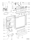 Схема №2 PDSU 5072/1 A с изображением Панель для посудомоечной машины Whirlpool 481231019117
