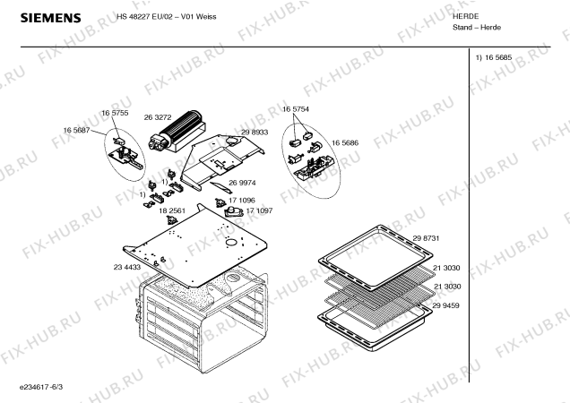 Схема №2 HS48227EU с изображением Ручка конфорки для плиты (духовки) Siemens 00417822