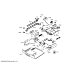 Схема №2 KGU57990 с изображением Крышка для холодильной камеры Bosch 00470078