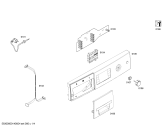 Схема №3 WLM24468TI с изображением Панель управления для стиралки Bosch 00675609