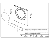 Схема №2 BEKO WML 65085 (7160681300) с изображением Декоративная панель для стиральной машины Beko 2826619218