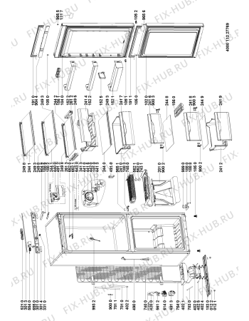 Схема №1 LI8 FF2 W.1 с изображением Другое для холодильника Whirlpool 481011030643