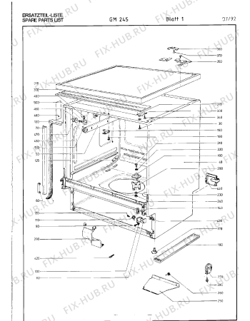 Схема №11 GM245160 с изображением Крепеж для посудомойки Bosch 00320936