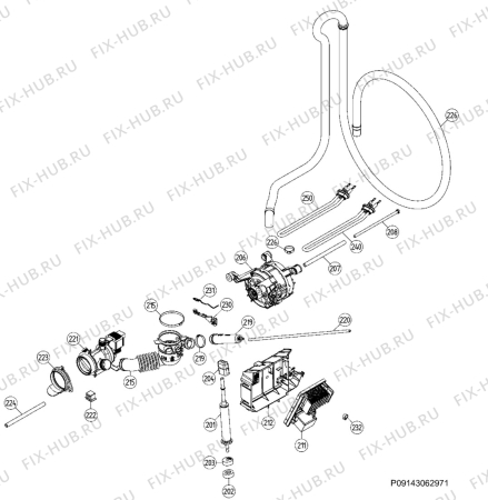 Взрыв-схема стиральной машины Electrolux WASL3M101 - Схема узла Hydraulic System 272