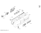 Схема №4 SF24T860EU с изображением Передняя панель для посудомоечной машины Siemens 00675883