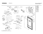 Схема №1 KS40U640 с изображением Цокольная панель для холодильника Siemens 00435820