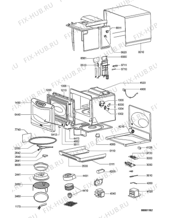 Схема №1 JT 356 Alu с изображением Объединитель для микроволновой печи Whirlpool 482000005884