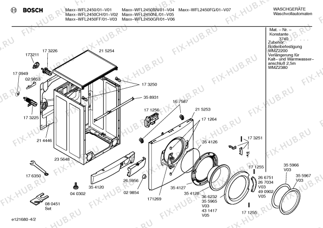 Bosch wfl 1662 oe схема