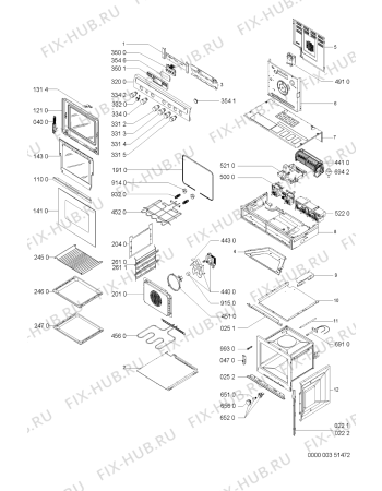 Схема №1 AKR224/WH с изображением Клавиша для плиты (духовки) Whirlpool 481941129441